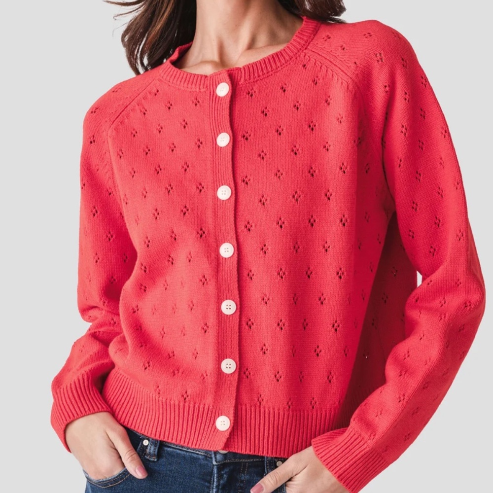 Things Between Pointelle Cardigan